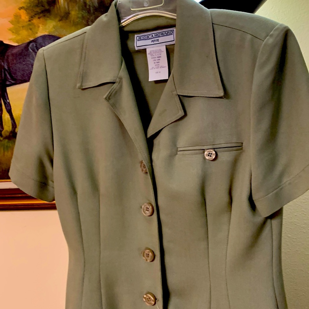 Dress with button front size 12 petite